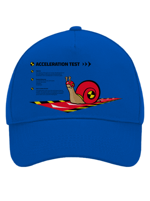 Snail test baseballsapka Bright Royal