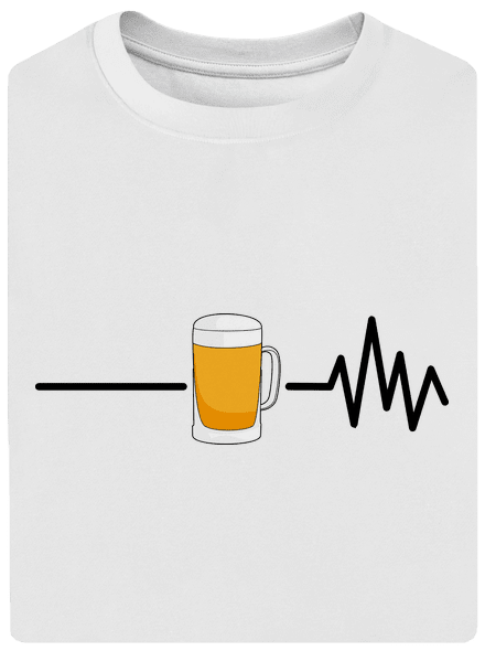 Beer help unisex túlméretezett póló White