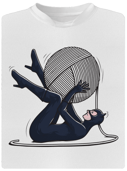 Catwoman gyerek sport póló White