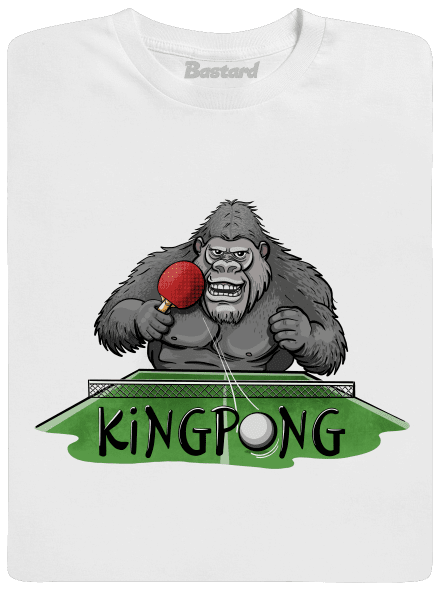 King pong gyerek póló White