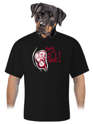  unisex túlméretezett póló Black