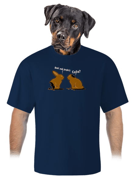 Fáj a seggem! unisex túlméretezett póló Midnight Blue