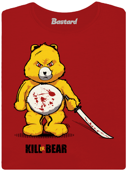 Killer bear prémium női póló Red Mal