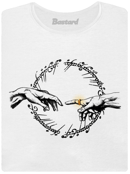 God of ring prémium női póló White
