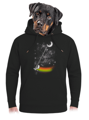Unicorn universe unisex prémium pulóver Dark Black