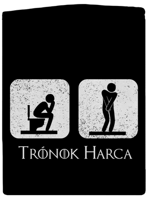 Trónok Harca cipzáras női pulóver Black