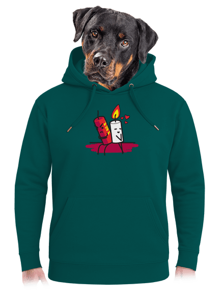 TNT unisex prémium pulóver Emerald Green