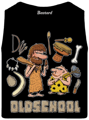 Oldschool férfi trikó Black