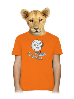 Floorball gyerek póló Orange