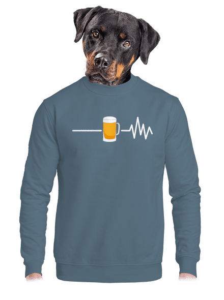 Beer help unisex crewneck Nordic Blue