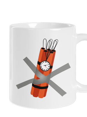 Dinamit hagyományos bögre White