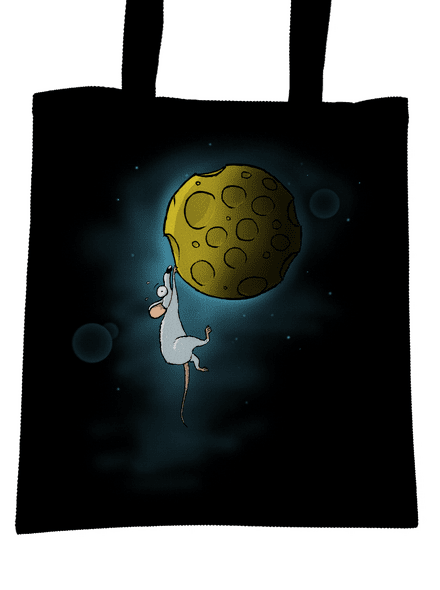 Moon cheese táska Black