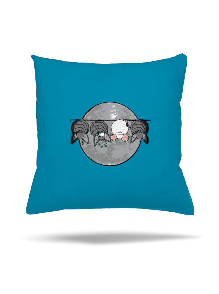 Opilý netopýr párna Blue Turquoise