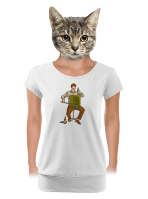 női póló elasztikus alsó szegéllyel