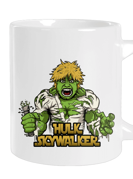 Hulk Skywalker nagy bögre White