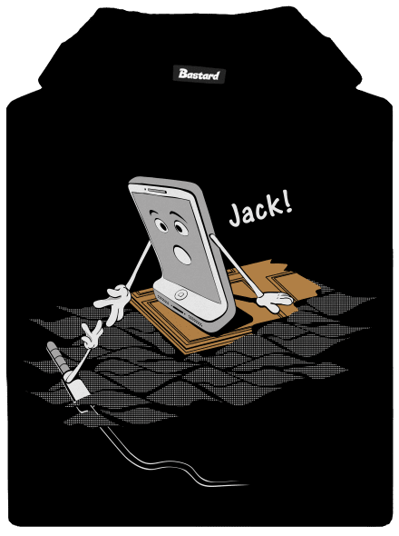Jack gyerek kenguruzsebes pulóver Black