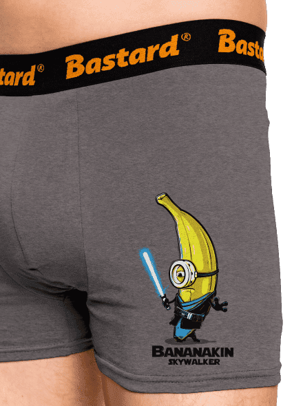 Bananakin Skywalker boxeralsó Gray Melange