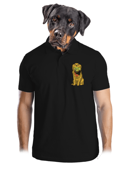 Arany retriever férfi pólóingek Black