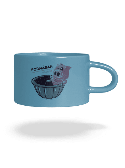 Formában macaron bögre Blue Macaron
