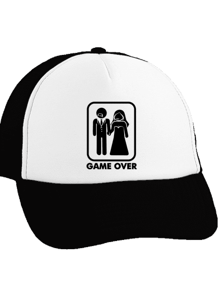 Játék vége teherautós sapka Black cap