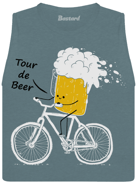 Tour de beer női bővített trikó Heather Deep Teal
