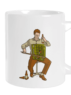 Basszus nagy bögre White