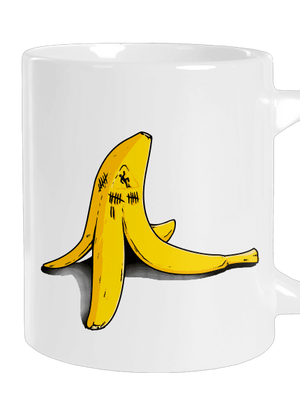 Banángyilkos nagy bögre White