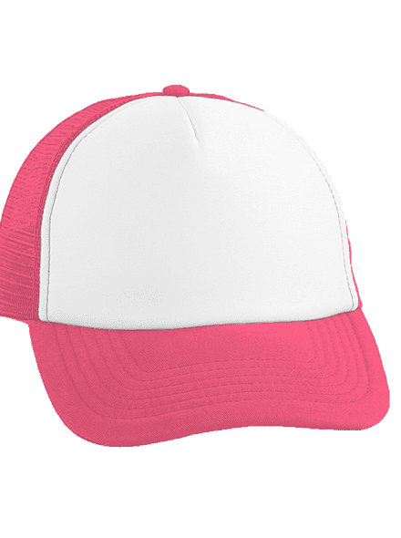 Nyomtatás nélkül teherautós sapka Fluorescent Pink cap