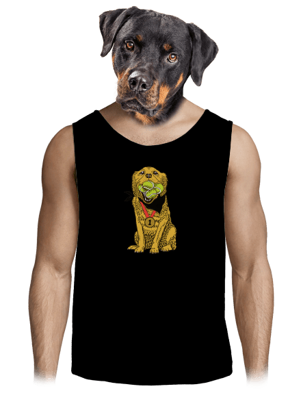 Arany retriever férfi trikó Black