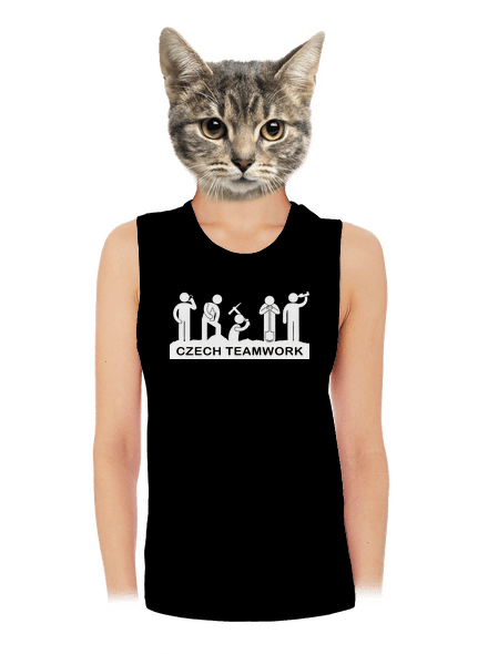 Czech Teamwork női bővített trikó Black