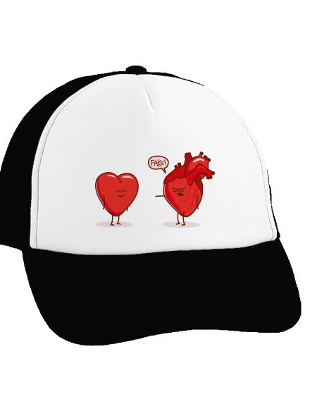 Szívügyek teherautós sapka Black cap