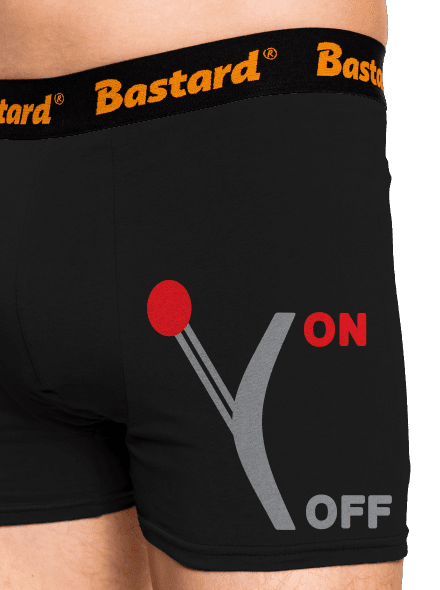 On Off boxeralsó Black