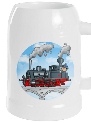 Kéményfüst söröskorsó White