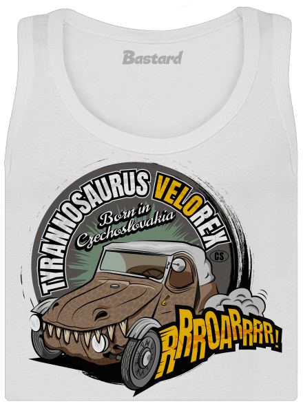 Tyrannosaurus Velorex klasszikus női trikó White