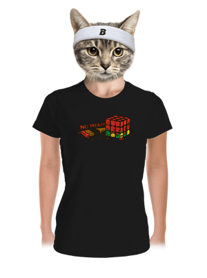 No problem női sportpóló Black