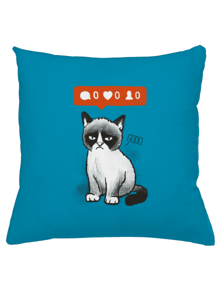 Grumpy párna Blue Turquoise