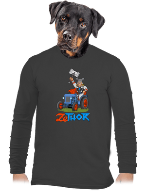 ZeThor férfi hosszú ujjú póló Dark Grey