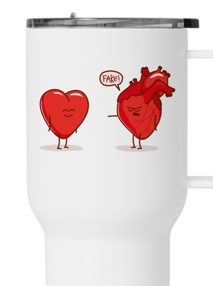 Szívügyek termosz bögre White