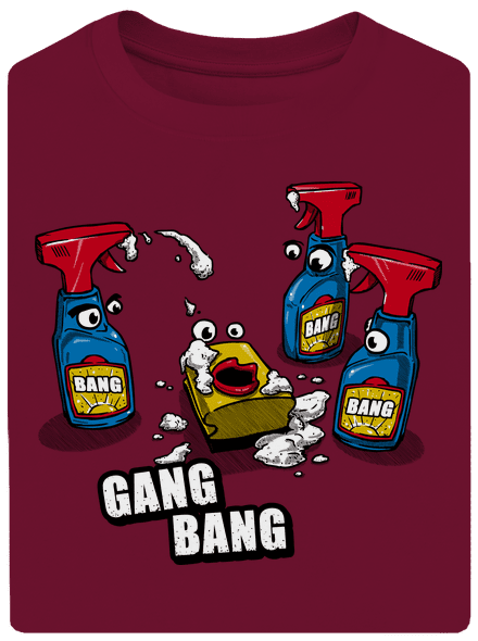 Gang bang unisex túlméretezett póló Garner