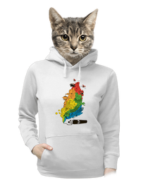 női kenguruzsebes pulóver