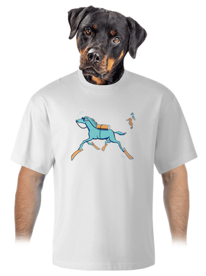 unisex túlméretezett póló