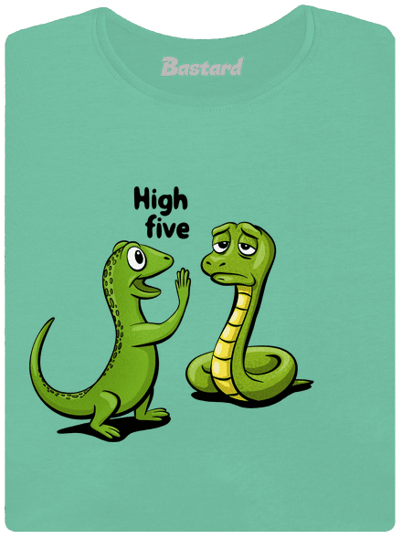 High Five prémium női póló Mint Mal