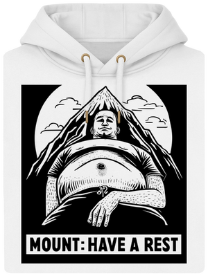 Mount have a rest unisex prémium pulóver Snowwhite