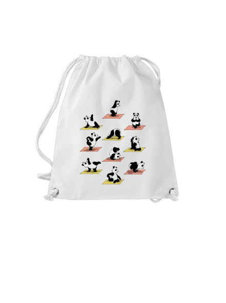 Panda jóga hátizsák White
