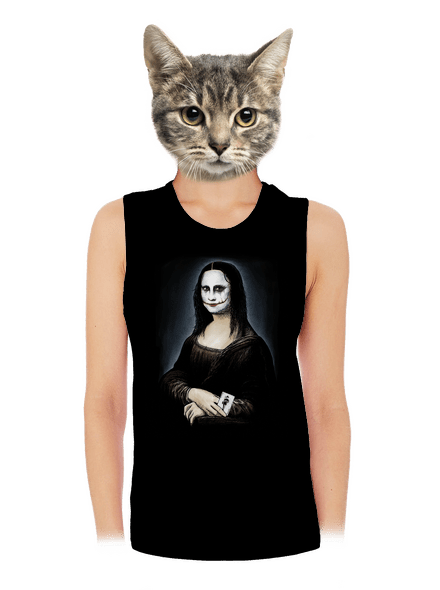 Mona Joker Lisa női bővített trikó Black