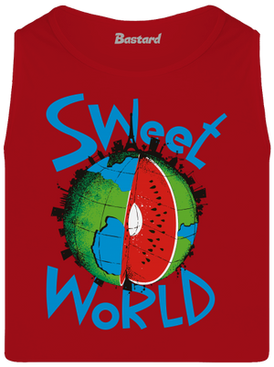 Sweet world férfi trikó Red