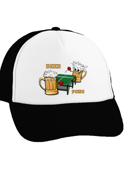 Beer pong teherautós sapka Black cap