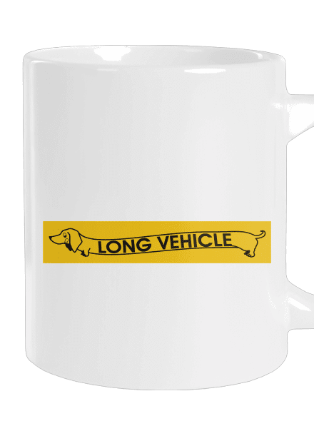 Long vehicle nagy bögre White