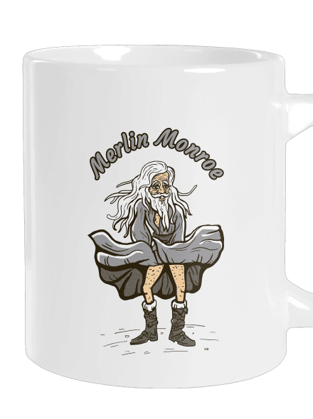 Merlin Monroe	 nagy bögre White