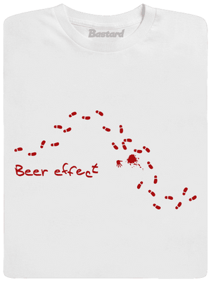 Beer effect férfi hosszú ujjú póló White